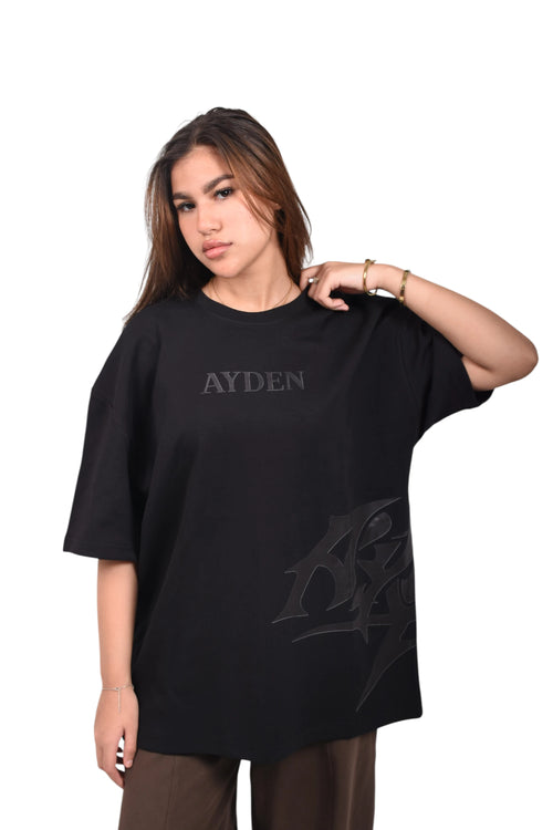 AYDEN Phantom Side-Wrap Tee