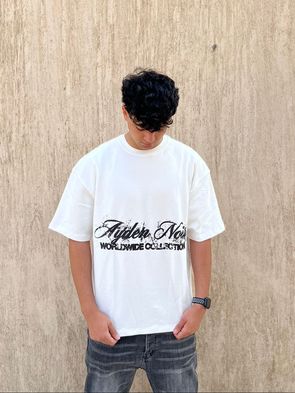 AYDEN Noir Oversize tee